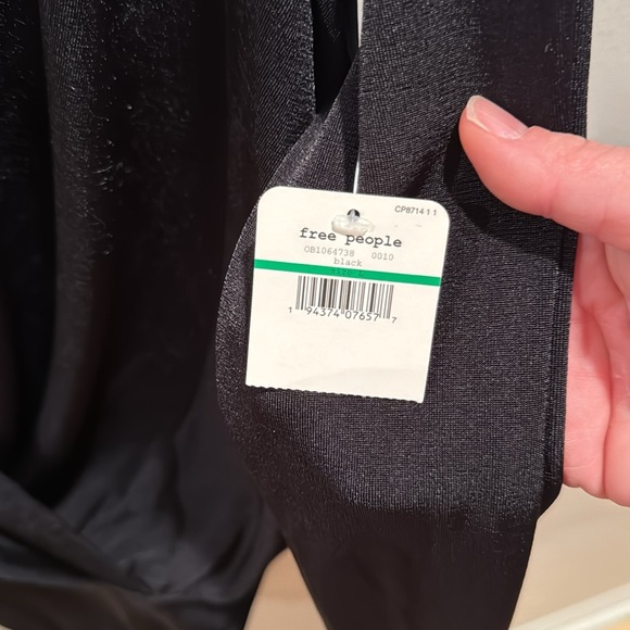 NWT Free People Intimately Turnt Bodysuit Black Large - Picture 5 of 7